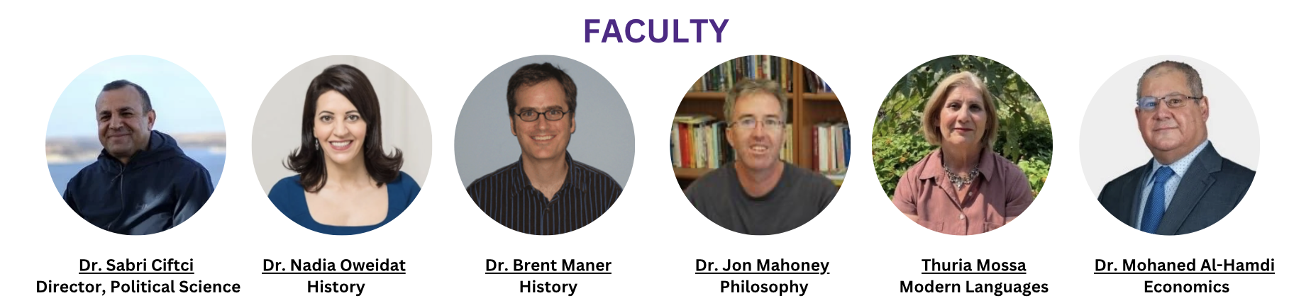 Middle East Studies Professors